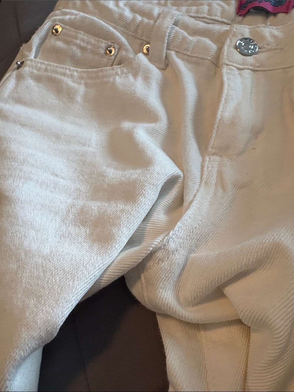 Edikted White Wide-Leg Jeans - Picture 3 of 8